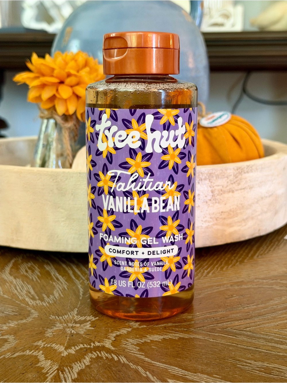 Tree Hut Tahitian Vanilla Bean Foaming Gel Wash